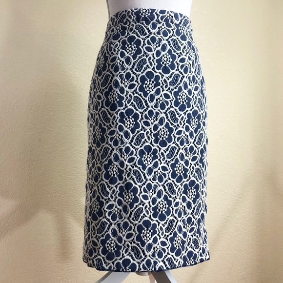 SOLD 💕 NORDSTROM Halogen Midi Lace Skirt - Picture 1 of 7